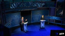 Umongameli Donald Trump loNkosikazi Kamala Harris
