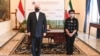 Menlu Iran Javad Zarif dan Menlu RI Retno Marsudi dalam pertemuan di Jakarta, Senin (19/4) (foto: Kemlu RI).