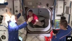 Para astronaut di Stasiun Antariksa Internasional atau ISS (foto: ilustrasi). 