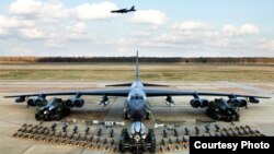 有份參加美韓聯合軍演的B-52轟炸機(圖片來源﹕美國空軍)