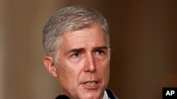 Hakim Neil Gorsuch saat berada di Gedung Putih, Washington DC, 31 Januari 2017 (Foto: dok).
