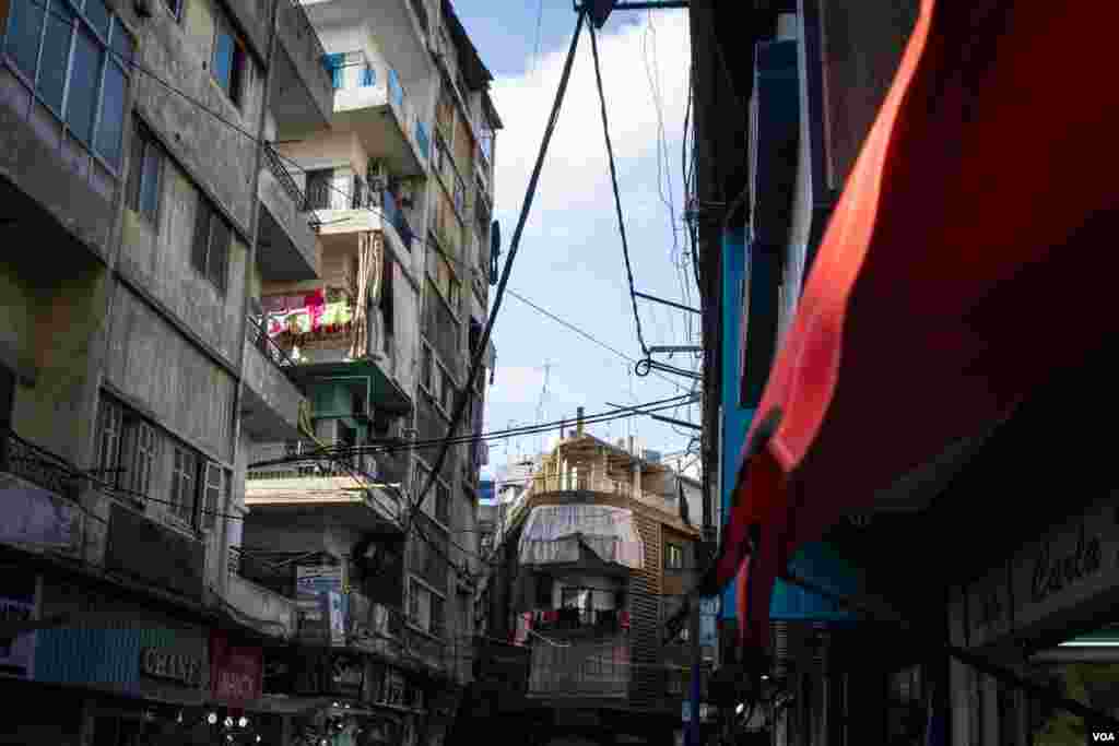 Bourj Hammoud, which is set to benefit from the Solar Snake. (VOA /J. Owens)