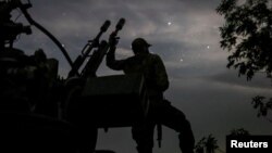 Український військовослужбовець мобільного загону ППО, Херсонська область, Україна, 11 червня 2024 року. REUTERS/Ivan Antypenko/File Photo
