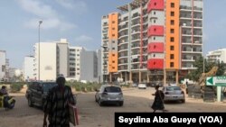 Une rue de Dakar, la capitale du Sénégal, le 15 juillet 2021.