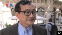 Sam Rainsy, SRP Leader. 