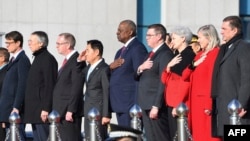 한국과 17개 유엔군사령부 회원국 국방장관 또는 대표가 참여한 ‘한-유엔사 국방장관회의’가 14일 서울 국방부 청사에서 처음으로 열렸다.