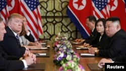 28일 베트남 하노이 메트로폴 호텔에서 미국과 북한의 확대정상회담이 열렸다.