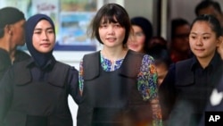 북한 김정은 국방위원장의 이복형 김정남을 살해한 혐의로 말레이시아 법원에 기소된 베트남 국적자 도안 티 흐엉.