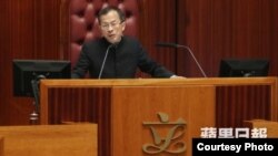 Beijing legislators in bigger scandal立法会主席曾钰成主持6/18政改方案表决