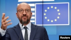 Umukuru w'akanama gakuru k'umuryango w'ubumwe bwa bulaya, Charles Michel 