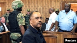 Le député et ex-ministre mozambicain des Finances Manuel Chang, lors d'une audience dans un tribunal à Johannesburg, Afrique du Sud, le 8 janvier 2019. 