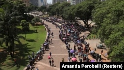 Feira de emprego em São Paulo, Brasil. 26 de Março 2019