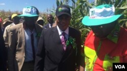 General Constantino Chiwenga and other Zanu PF officials in Mashonaland West province on Sunday.