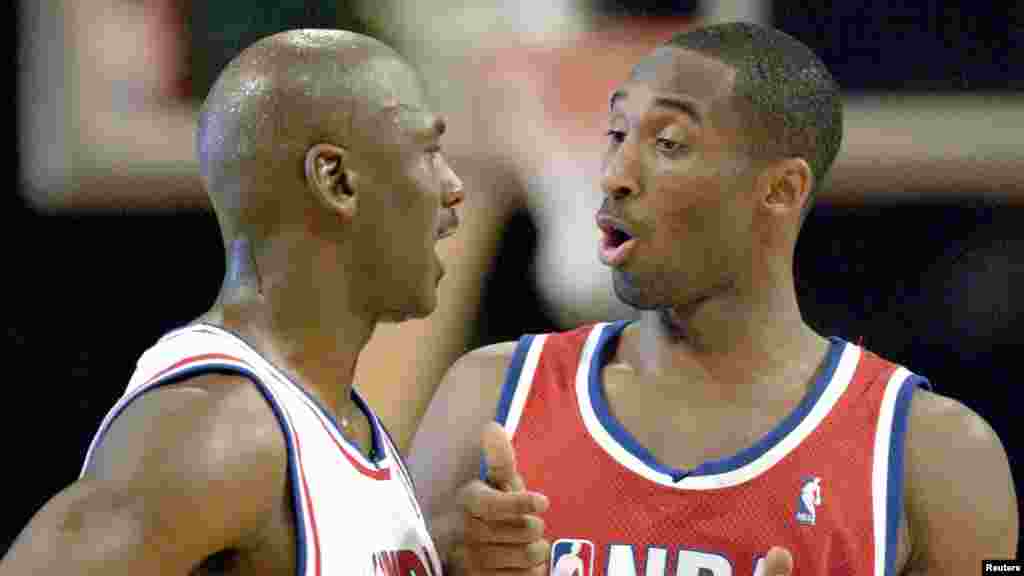 Michael Jordan na&nbsp; Kobe Bryant