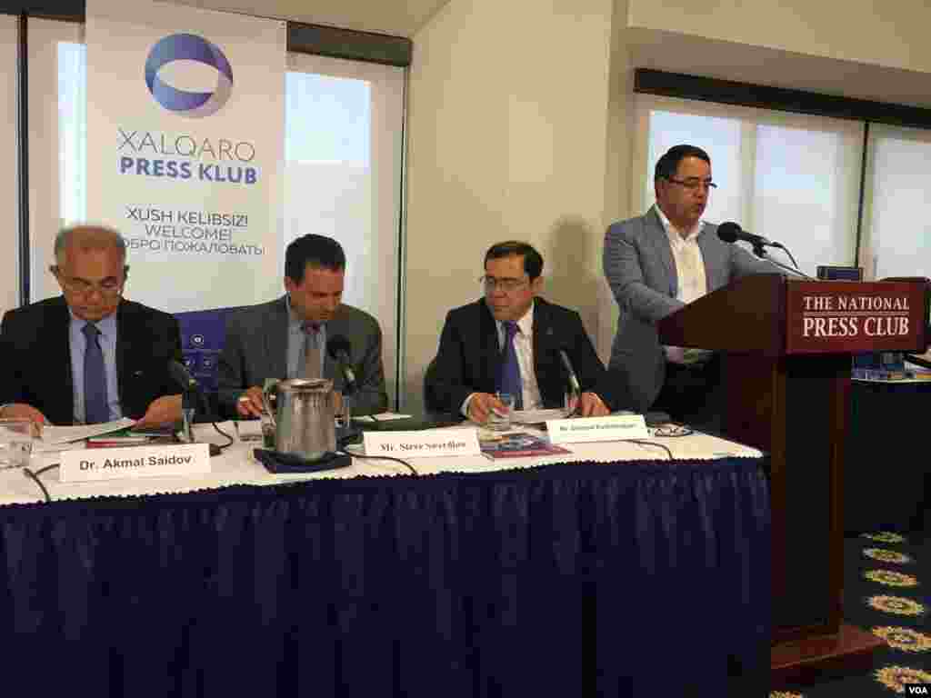 Vashingtondagi Milliy Press Klubda O'zbekistonda inson huquqlari va erkinlik xususida kechgan tadbir. 15-may, 2018-yil