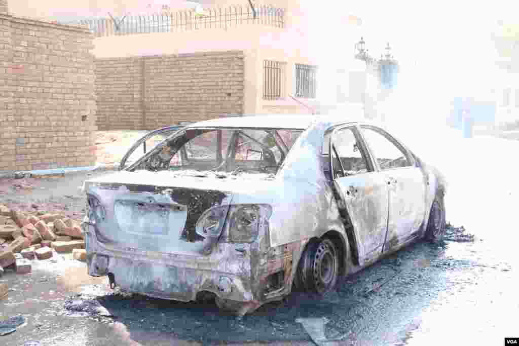 Officials said the attack was carried out by three or four militants and two were suicide bombers, according to VOA's Urdu Service. The Pakistani Taliban claimed responsibility for the raid.