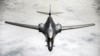 미 공군의 B-1B '랜서' 장거리 전략폭격기.
