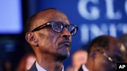 Presiden Rwanda Paul Kagame pada Clinton Global Initiative, New York, 22 September 2014.