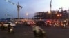 Cambodian vendors sell deep-fried crickets and bugs on a street in Phnom Penh, file photo. 
