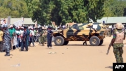 Pasukan keamanan Nigeria mengamankan kota Maiduguri (24/1).