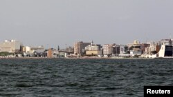 Une vue générale de la capitale du Gabon, Libreville, le 29 janvier 2012.