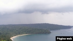 Vista da Ilha do Príncipe 