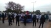 Polícia interdita marcha de profissionais de saúde em Bissau, Guiné-Bissau, 11 Janeiro 2022