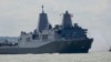 Два військові кораблі США прибули до Латвії