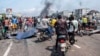 Manifestation spontanée à Kinshasa.