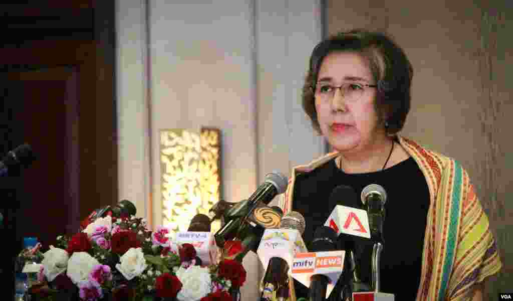မြန်မာနိုင်ငံဆိုင်ရာ ကုလသမဂ္ဂ လူ့အခွင့်အရေးအထူးကိုယ်စားလှယ် Dr.Yanghee Lee သတင်းစာရှင်းလင်းပွဲ
