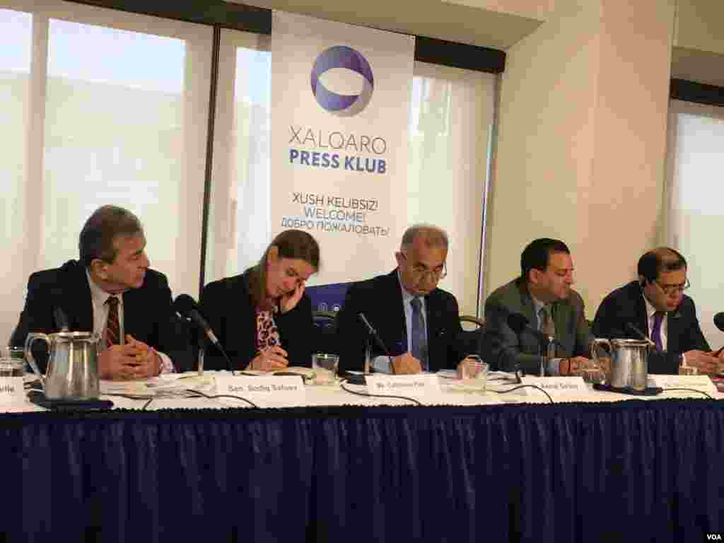 Vashingtondagi Milliy Press Klubda O'zbekistonda inson huquqlari va erkinlik xususida kechgan tadbir. 15-may, 2018-yil
