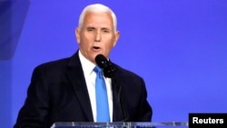 Mantan Wakil Presiden AS Mike Pence (foto: dok). 