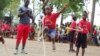Mama Camara trains in double Dutch jump rope. (Courtesy photo / International Medalist Association)
