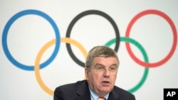  ကော်မတီ ဥက္ကဋ္ဌ Thomas Bach ။ 