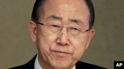 Sekjen PBB Ban Ki-moon akan bertemu dengan presiden baru Nigeria, Muhammadu Buhari hari Senin 24/8 (foto: dok). 