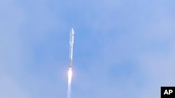 A United Launch Alliance Atlas V rocket lifts off from Launch Complex 41 at the Cape Canaveral Air Force Station, May 17, 2020, in Cape Canaveral, Florida. The mission's primary payload is the X-37B spaceplane.