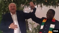 Mutungamiri wenyika VaEmmerson Mnangangwa nemutungamiri weBelarus VaAlexander Lukashenko