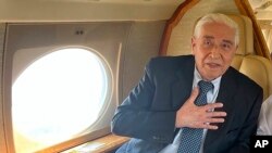 Iranian-American Baquer Namazi arrived in the United Arab Emirates on Oct. 5, 2022, after being allowed to leave Iran to receive medical care. His 50-year-old son remains in Iran. (The Namazi family via AP)