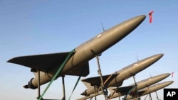 ARHIVA - Iranski dronovi (Foto: Iranian Army via AP)