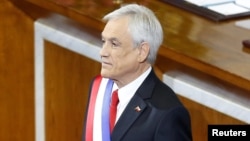 Sebastian Pinera, Valparaiso, Chili, le 1er juin 2019.