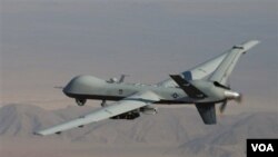 Pesawat tak berawak AS yang beroperasi di perbatasan Afghanistan-Pakistan.