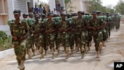 Baadhi ya wanajeshi wa Somalia mjini Mogadishu
