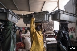 FILE - Overfishing in West African waters has depleted stocks of high-quality fish in Senegal, May 29, 2017. (R. Shryock/VOA)