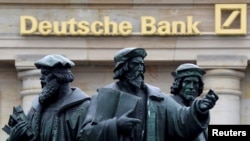 La Deutsche Bank allemande à Francfort, en Allemagne, le 30 septembre 2016.
