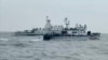 四艘中国海警船进入金门限制水域遭台湾海巡队驱离