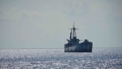 菲律賓的「馬德雷山號」(BRP Sierra Madre)登陸艦自1999年起就駐紮在具爭議性的南中國海第二托馬斯淺灘(Second Thomas Shoal，中國稱仁愛礁），以宣示馬尼拉對該片水域的主權。 （美聯社2023年4月23日）