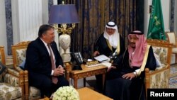 وزیر خارجه آمریکا هفته پیش در ریاض با پادشاه عربستان دیدار کرد. 