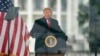 ARCHIVO - El entonces presidente de Estados Unidos Donald Trump habla durante una manifestación de protesta por la certificación del colegio electoral de Joe Biden como mandatario electo en Washington, el 6 de enero de 2021.