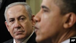 President Barack Obama meets with Israeli Prime Minister Benjamin Netanyahu in the Oval Office of the White House in Washington, March 5, 2012.