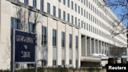 FILE - The State Department Building is pictured in Washington, Jan. 26, 2017.